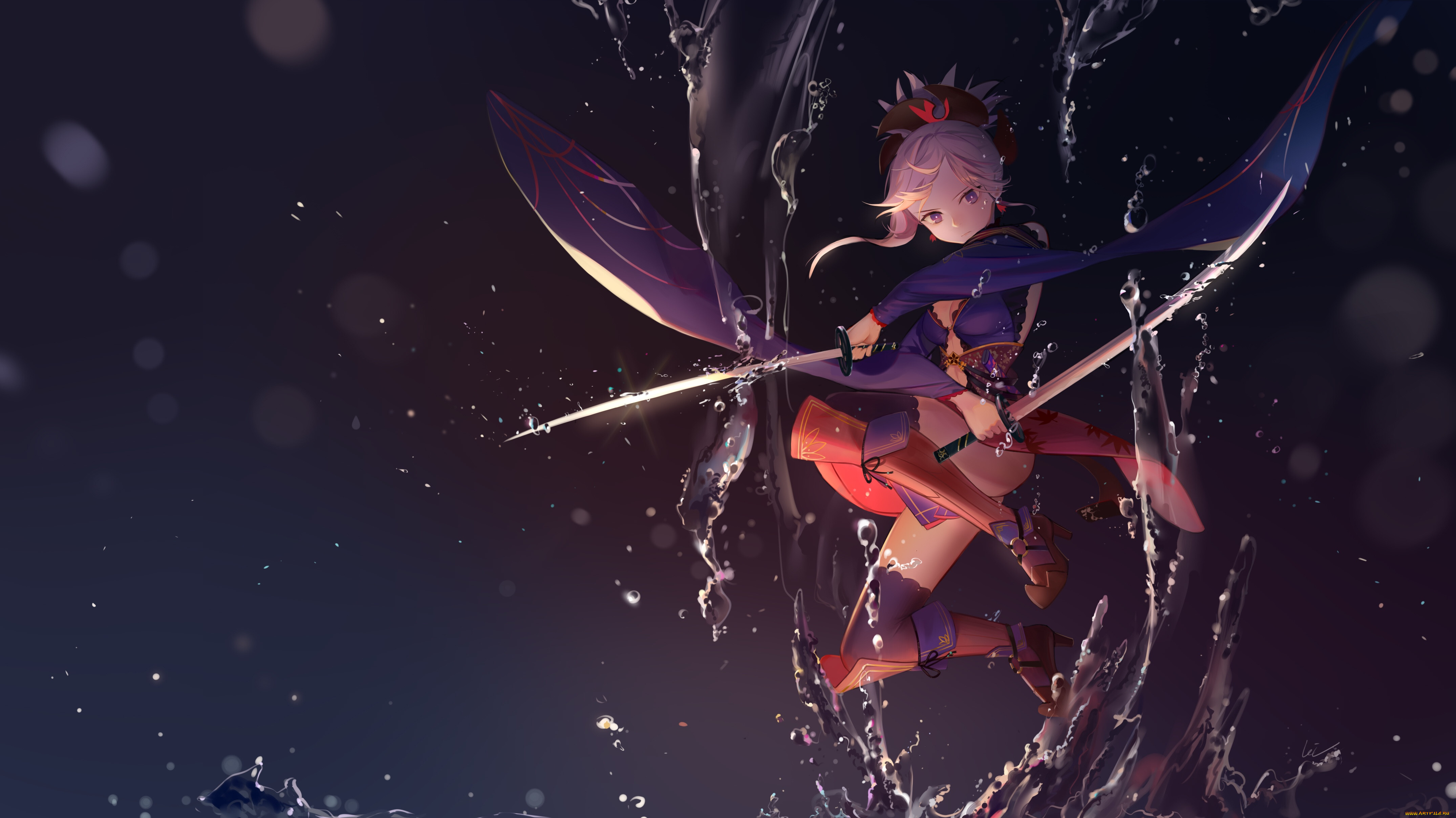 , fate, stay night,  grand order,  apocrypha, leiq, miyamoto, musashi, grand, order